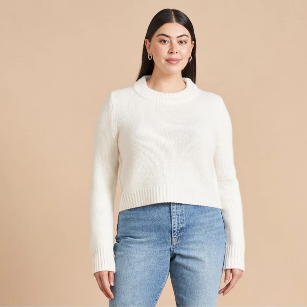 La Ligne Mini Marin Sweater in cream in size XS